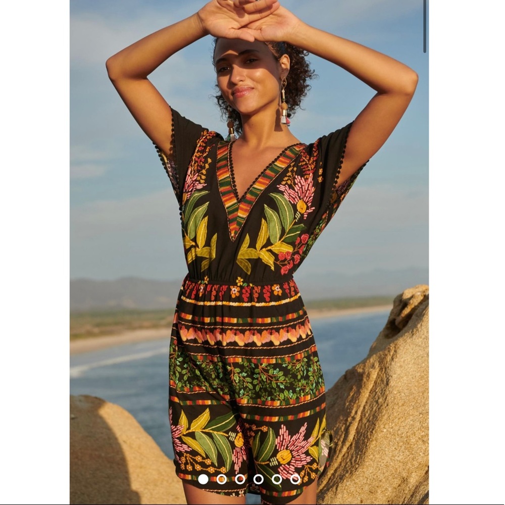 Anthropologie Farm Rio Nieves Cover-Up Tunic Dress -  XS - NWT